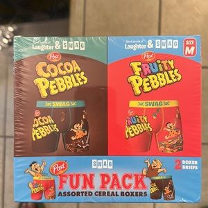 🥷🏿🥷🏿🥷🏿2 SWAG ASSORTED CEREAL BOXER BRIEFS!!!